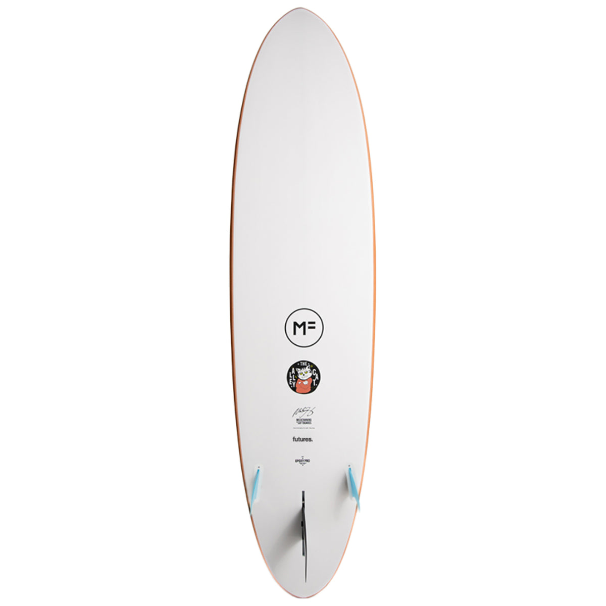 MF Mick Fanning - Alley Cat Epoxy Lam 7'6 Futures - Clay