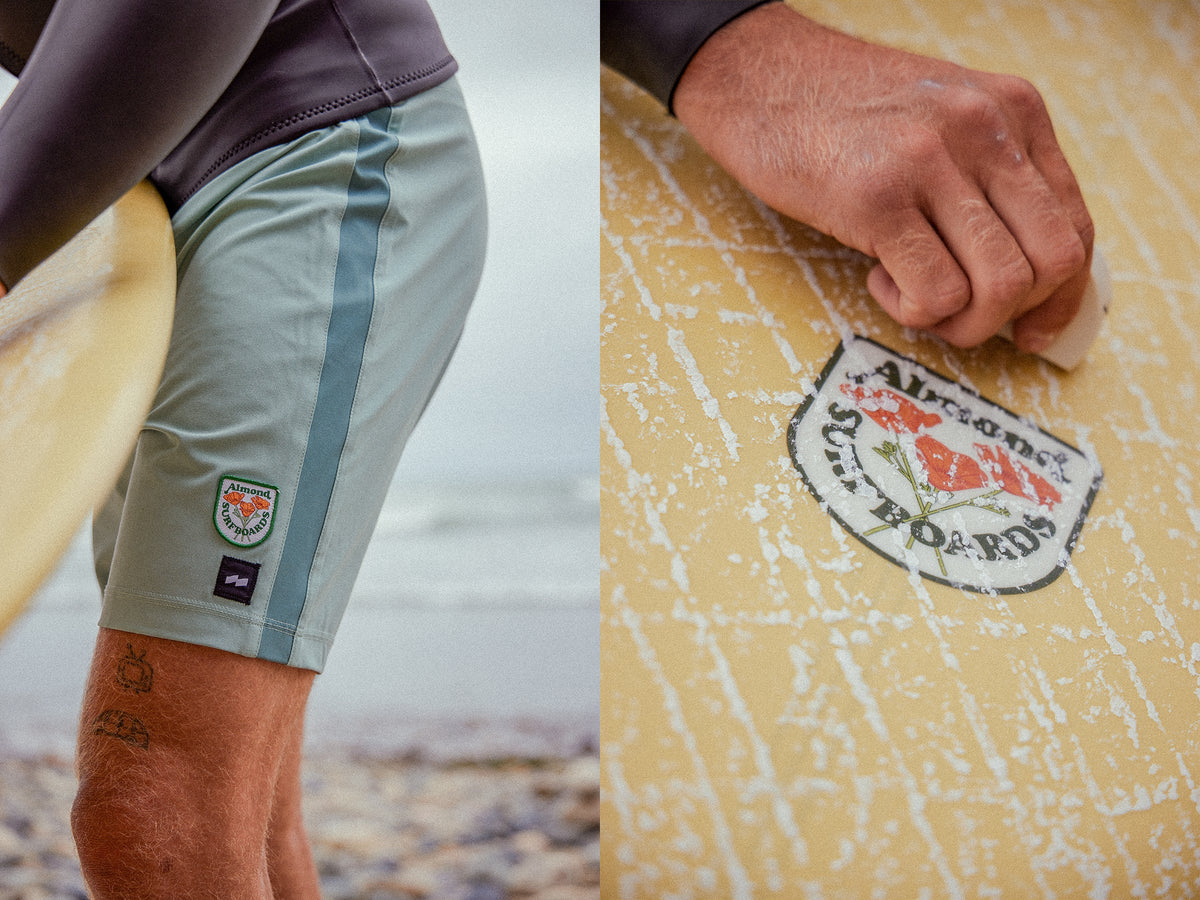 ALMOND x BANKS - Boardshort - Sage Green