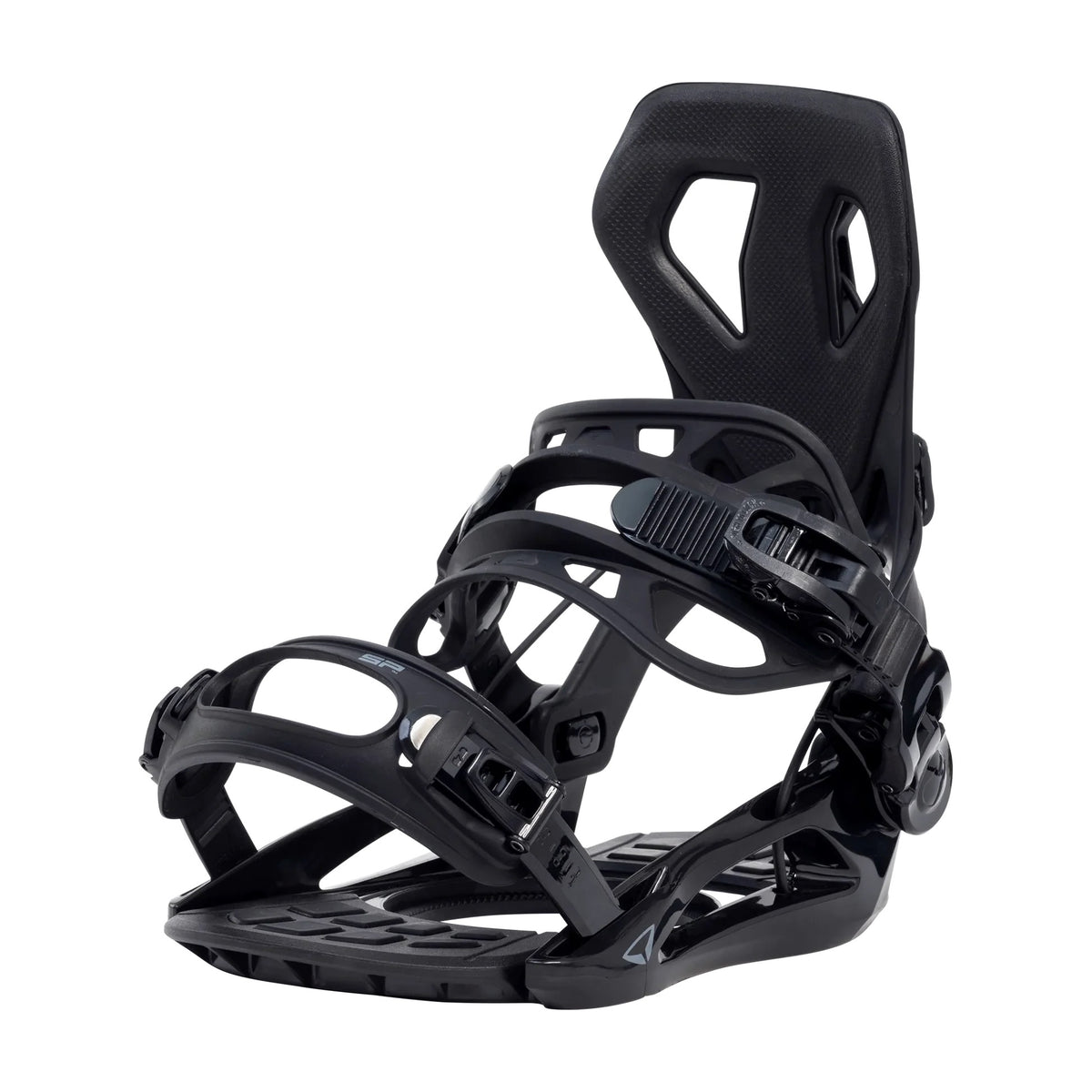 SP BINDINGS - Fixations Snowboard BASE 2026 (Entrée Arrière) - Black