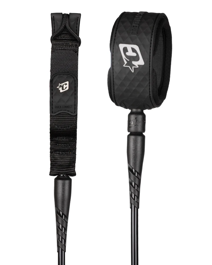 CREATURES - Surf Leash Reliance 2.0 / STANDARD DUTY - 7'0 - Black Silver