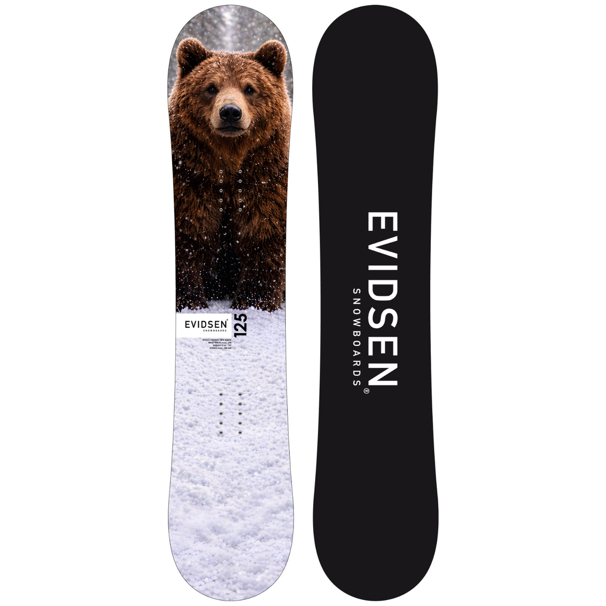 EVIDSEN SNOWBOARDS - Junior Snowboard - Oso - 125cm