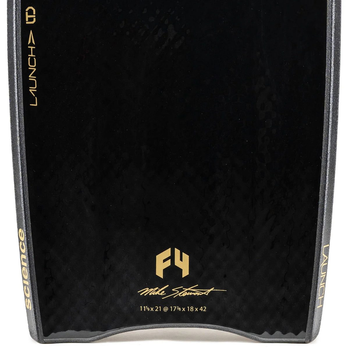 Science Bodyboard - Launch LTD Quad Vent F4 PP 1.9 - Black / Black