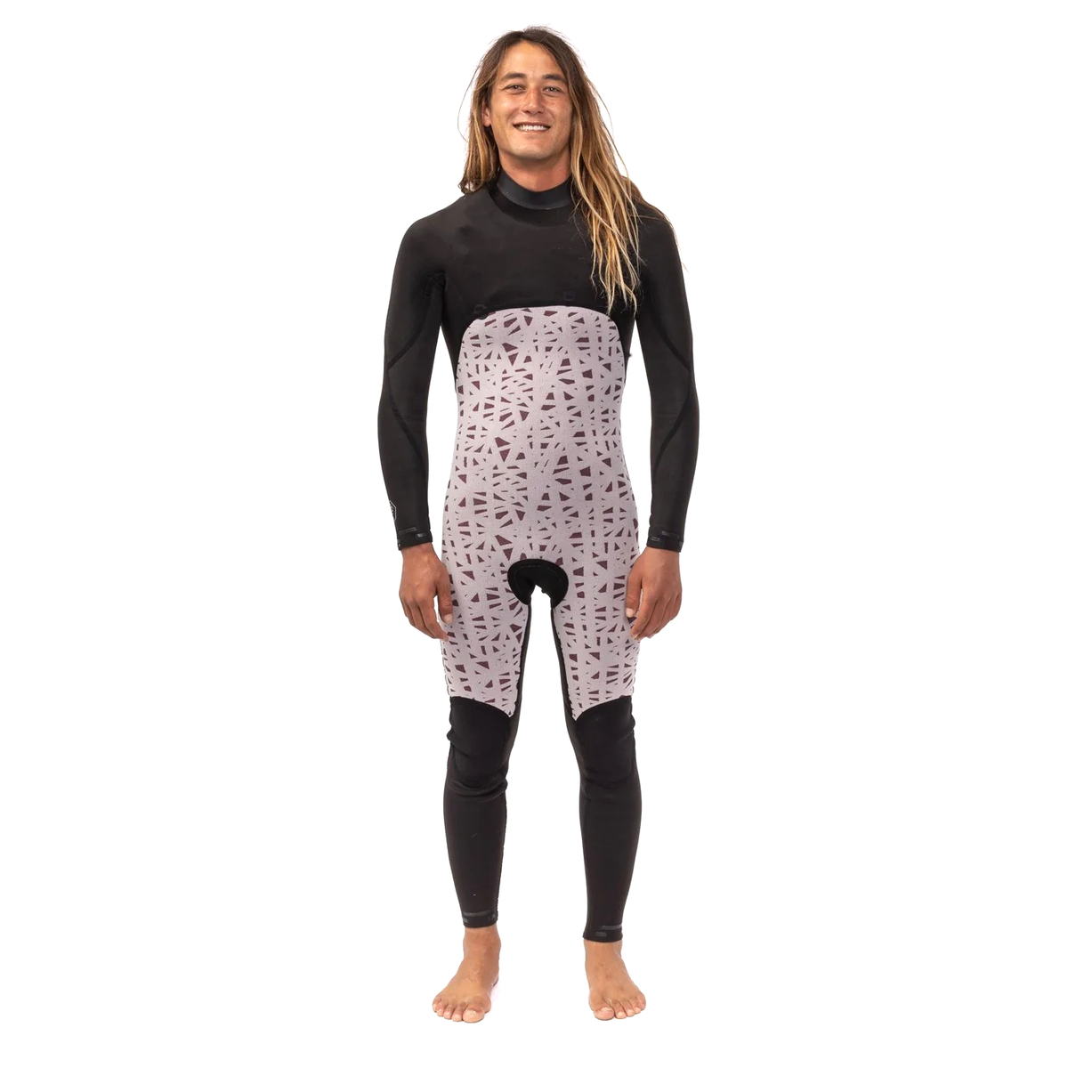 VISSLA - 7SEAS Fullsuit Chest Zip - 3/2MM - Dark Slate