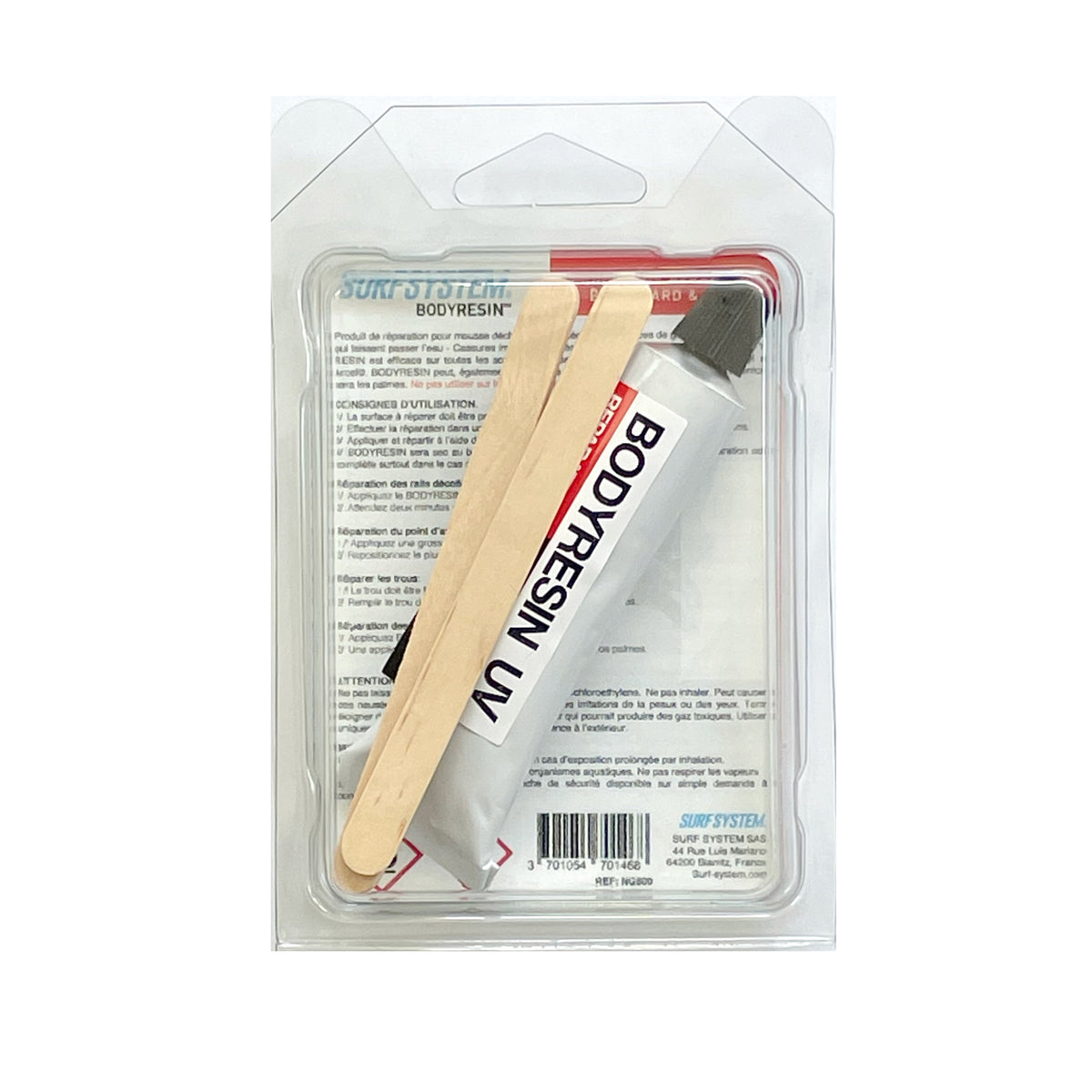 SURF SYSTEM - Kit réparation Bodyresin - Bodyboard et Palmes