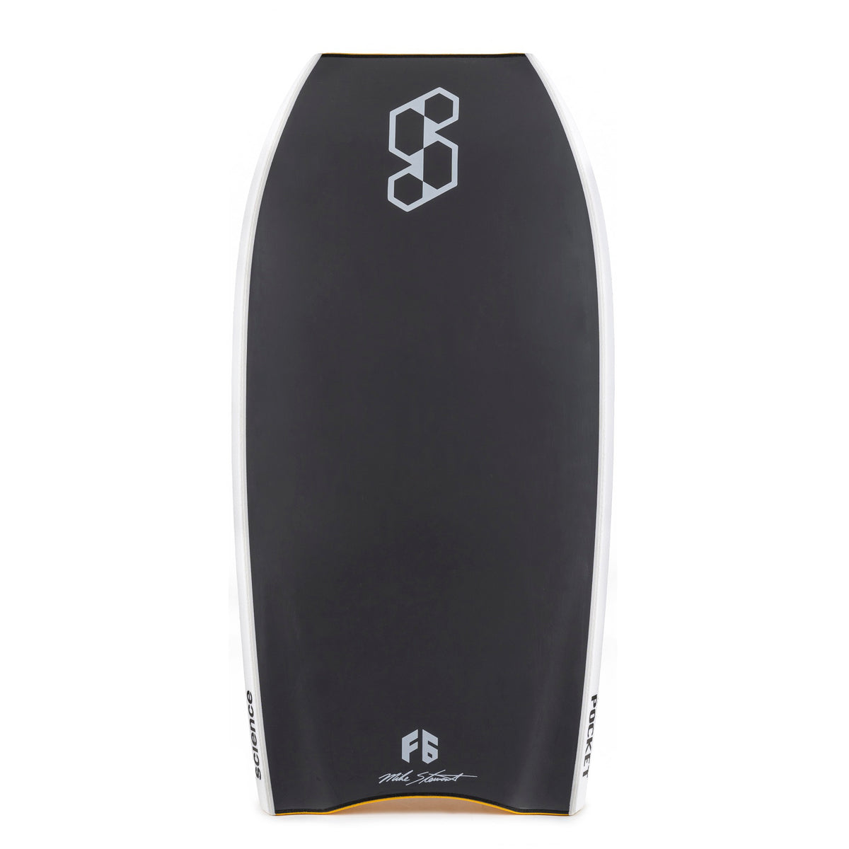 SCIENCE Bodyboard - Pocket Tech Crescent Tail (PE) - Tangerine / Dark Grey