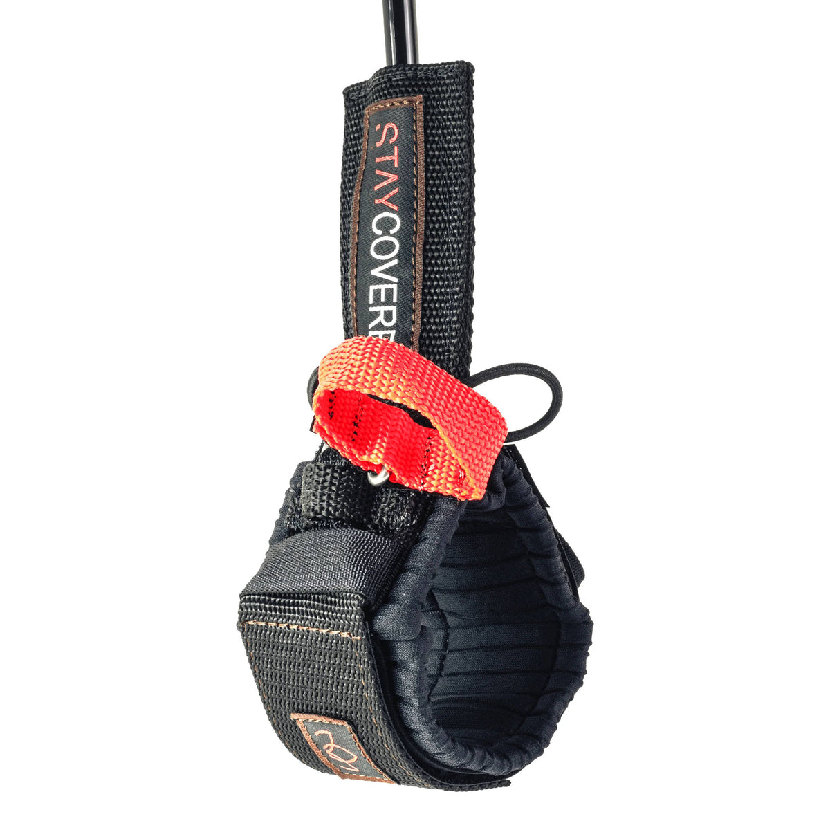 STAY COVERED - XXL Big Wave Leash with Quick Release (10mm) - Black