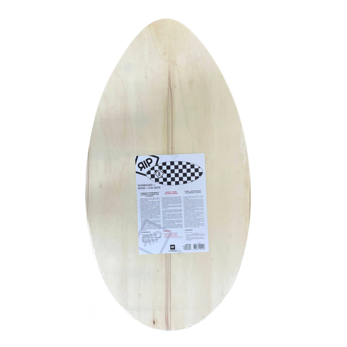 RIP Skimboards - Wood / EVA Skimboard - Checker - 41" inch