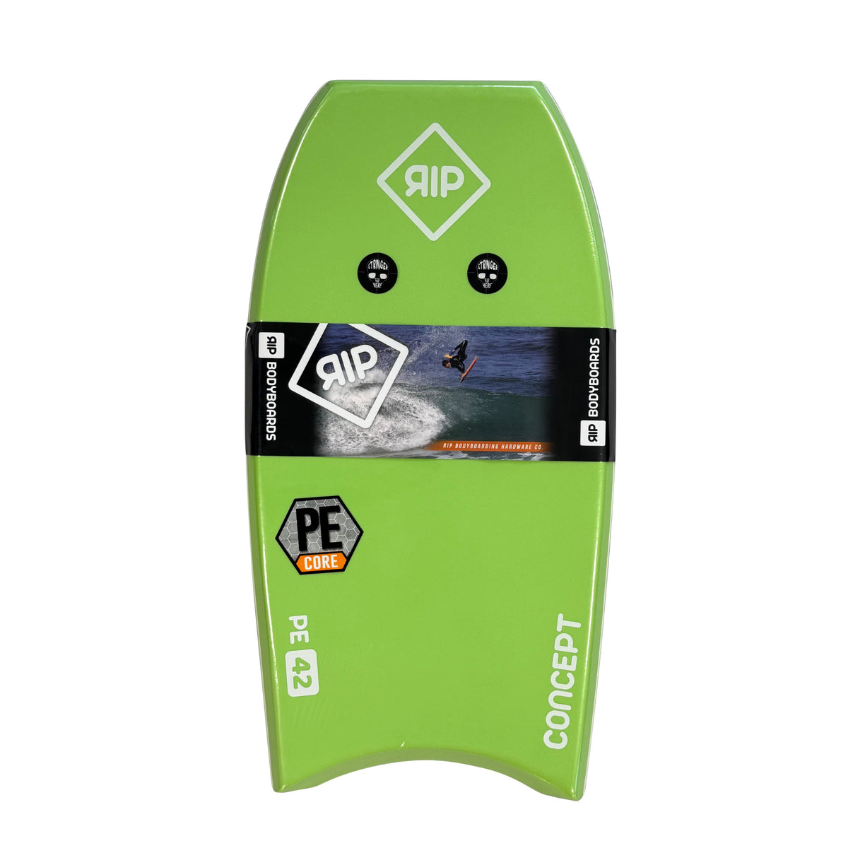 RIP Bodyboard - Concept (PE) Stringer - Green / White