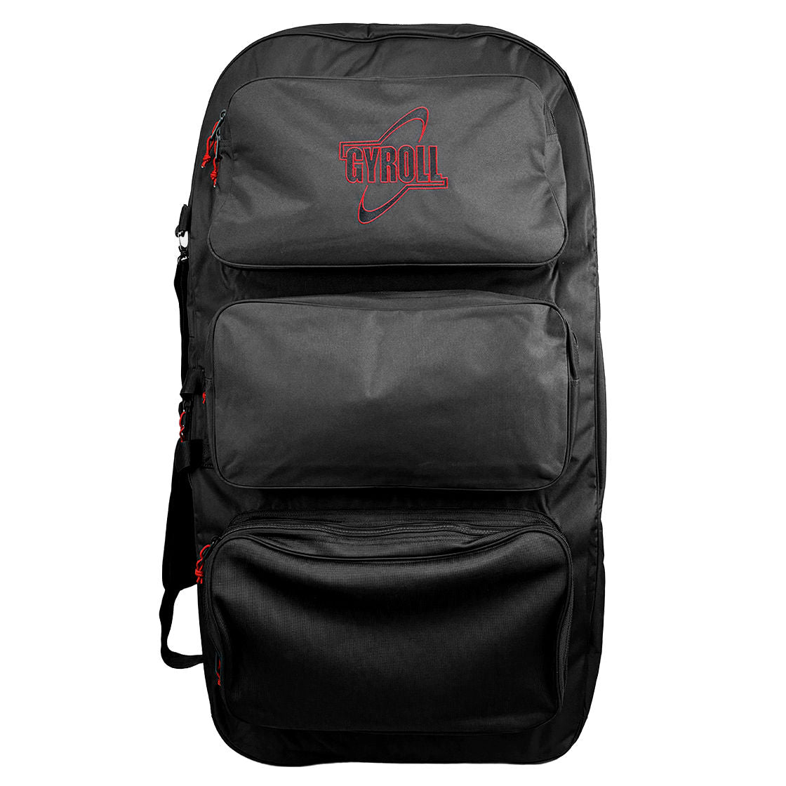 GYROLL - Housse de Bodyboard Tri Pouch - Black / Red