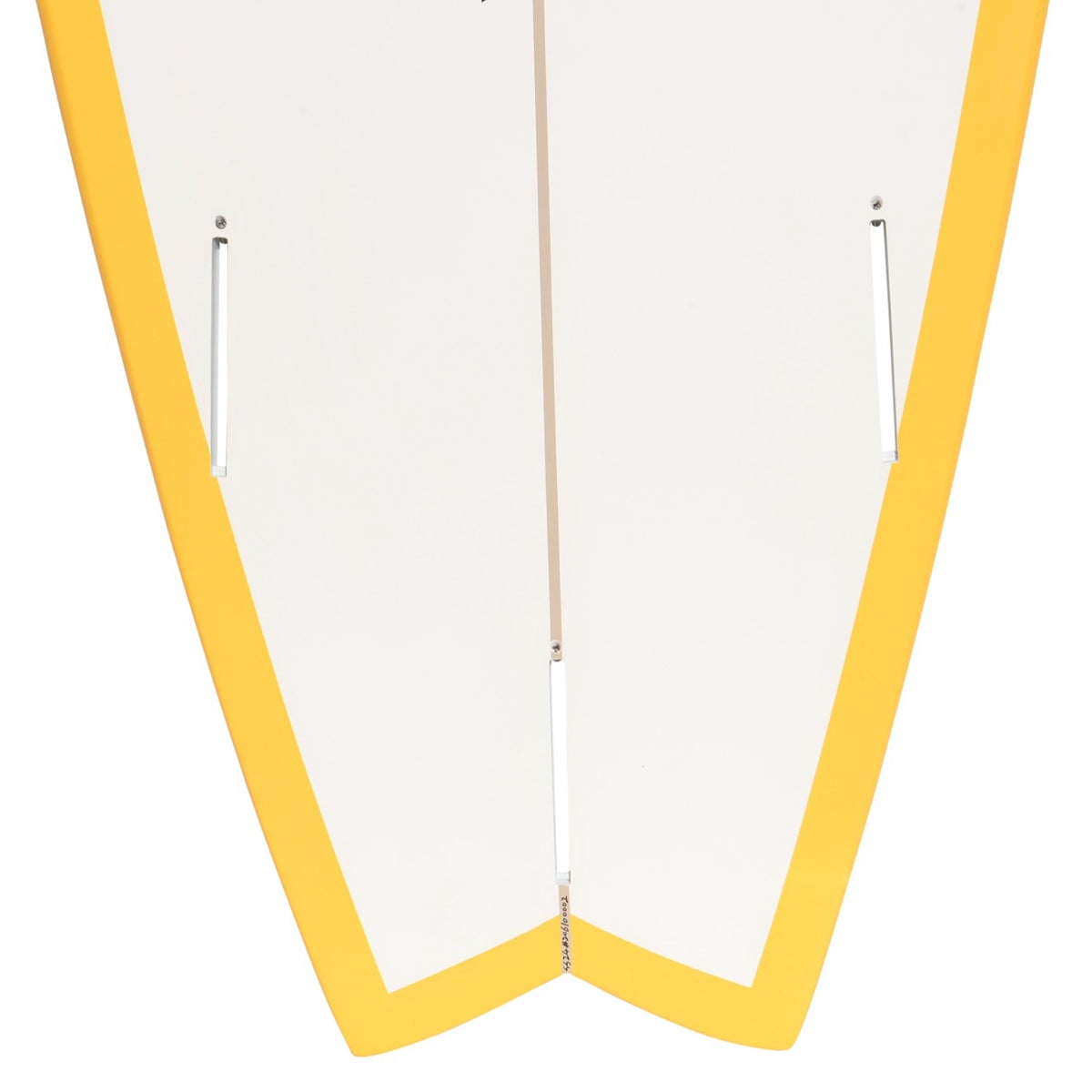 Victory Surfboards - Long Fish - Epoxy - Futures - Matt Yellow / White