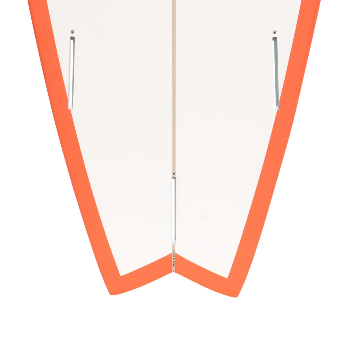 Victory Surfboards - Long Fish - Epoxy - Futures - Matt Orange / White