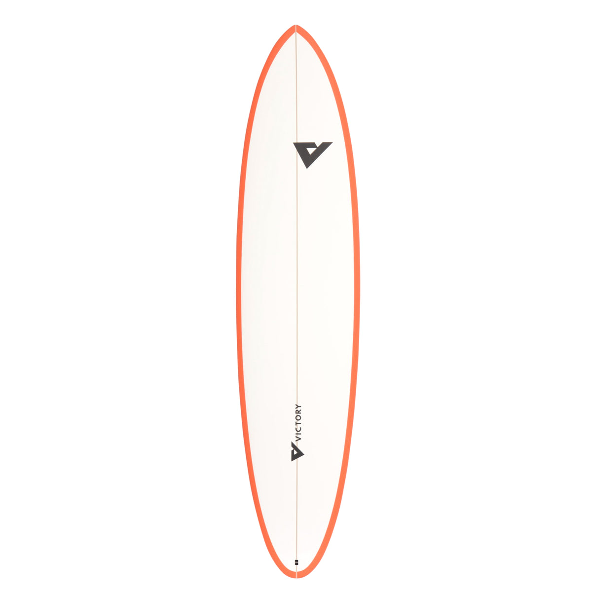 Victory Surfboards - Midlength - Epoxy - Futures - Matt Orange / White