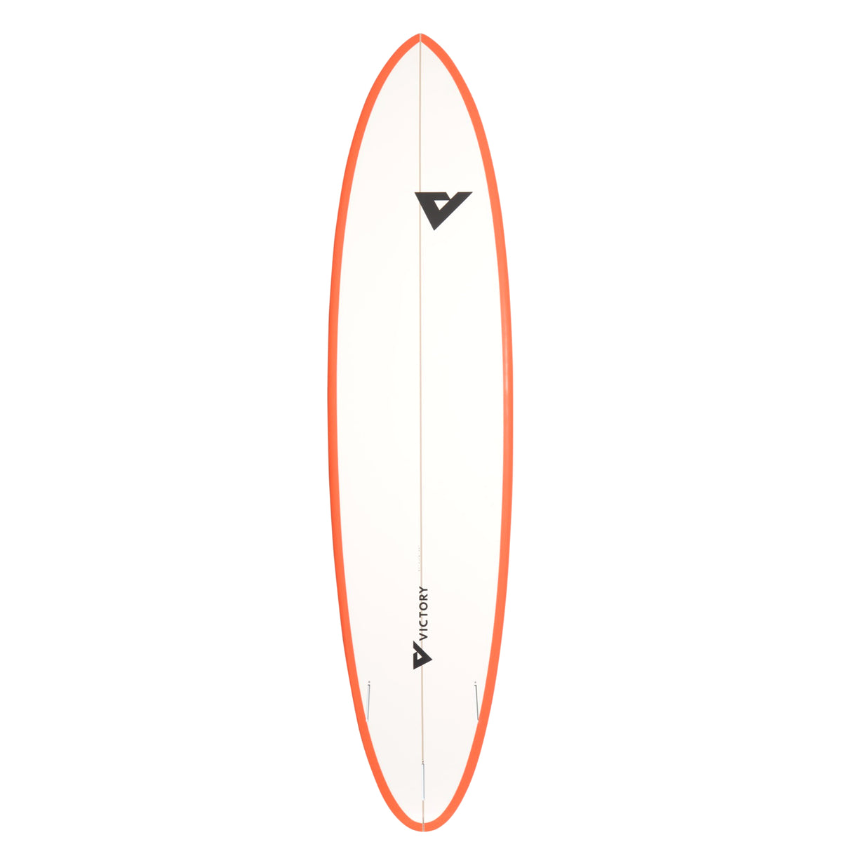 Victory Surfboards - Midlength - Epoxy - Futures - Matt Orange / White