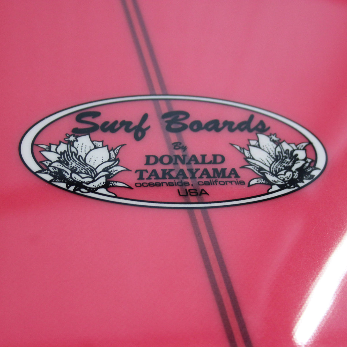 TAKAYAMA Longboard - In the Pink 9'0 (PU) - Hot Pink Tint