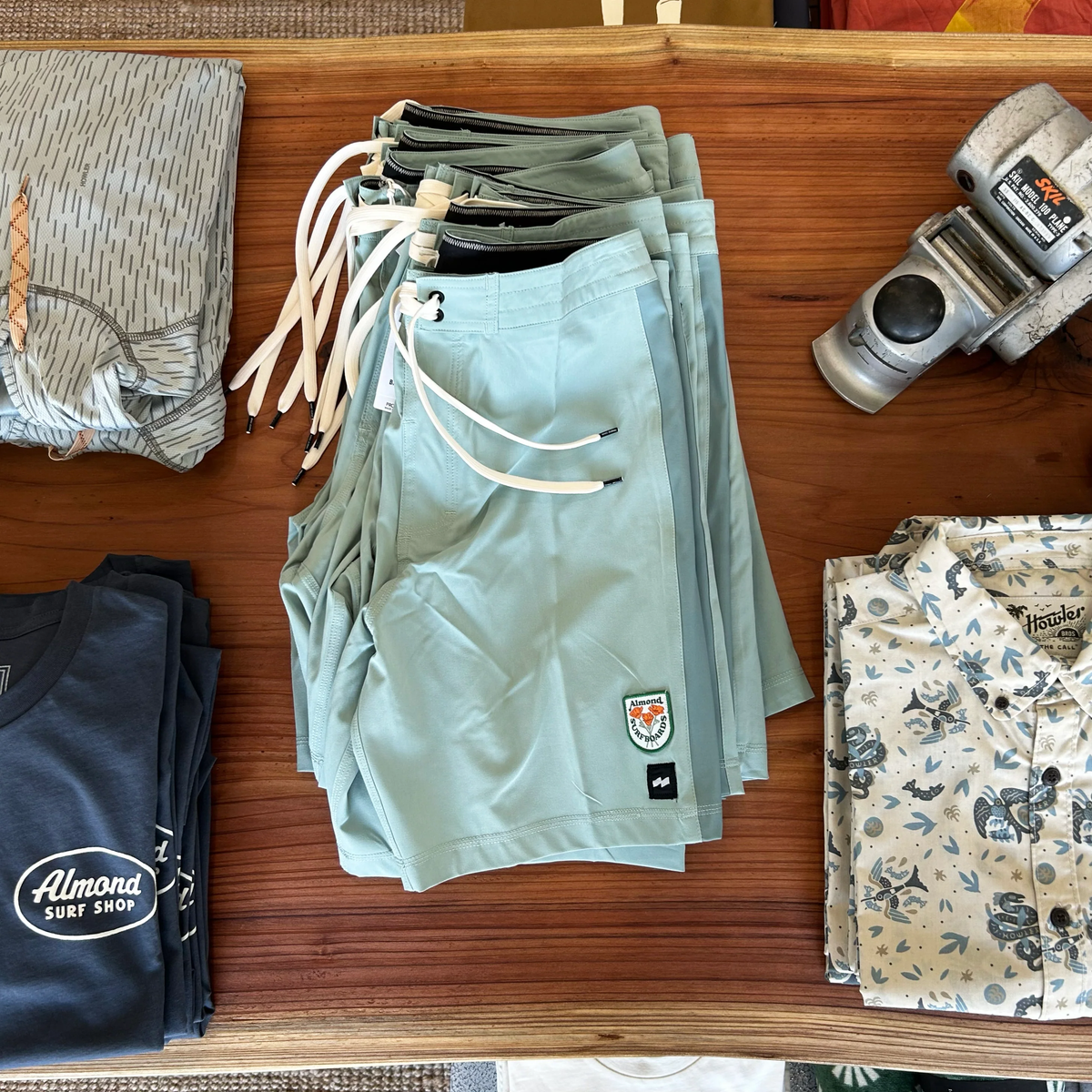 ALMOND x BANKS - Boardshort - Sage Green