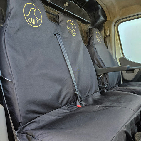 CULT - Housse protection banquette van - Avant Double - Black