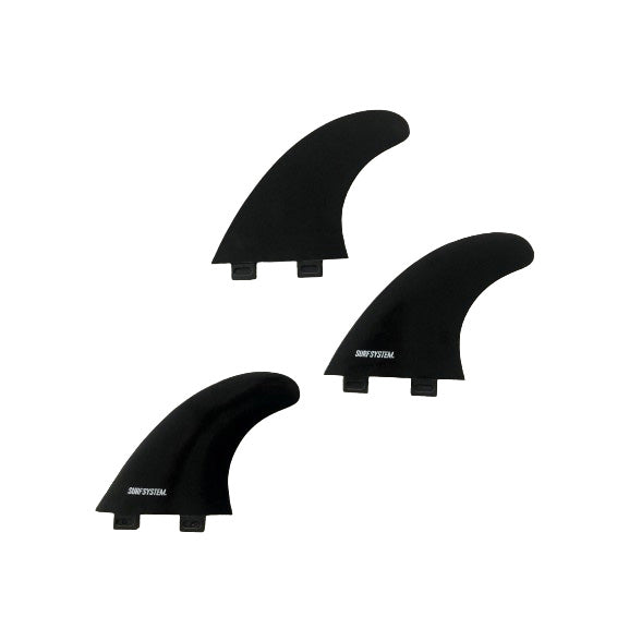 SURF SYSTEM - Set de 3 dérives - Thruster - FCS - Black