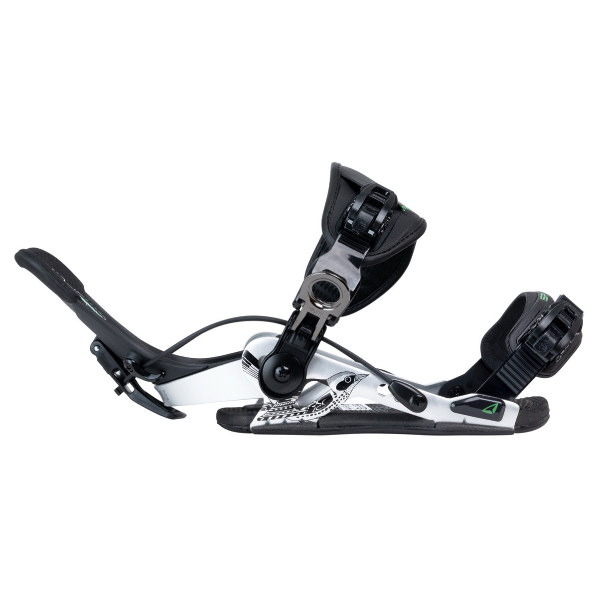 SP BINDINGS - Fixations Snowboard - Slab One 2025 (Multi Entry) - Silver
