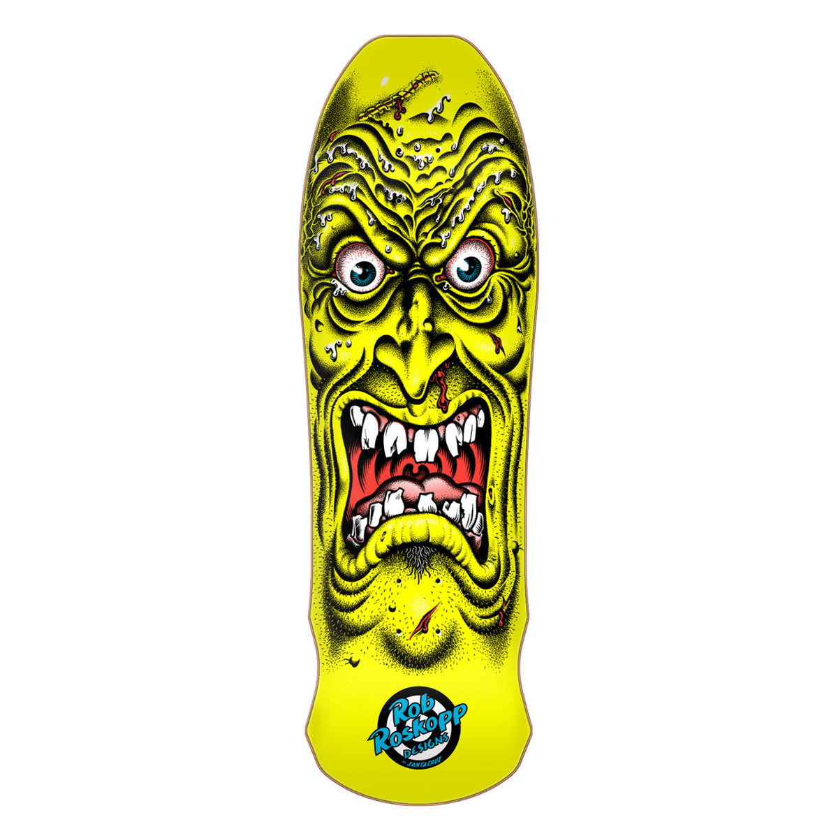 Santa Cruz - Roskopp Face III Reissue Deck 9.5x31 inch - Yellow