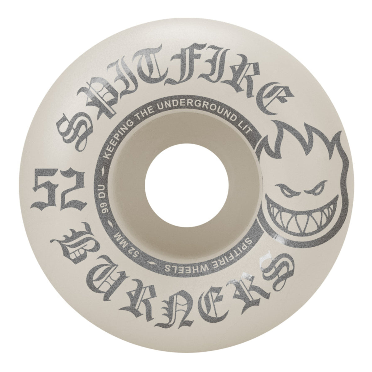 Spitfire - 52mm Wheels Burner 99A - Silver