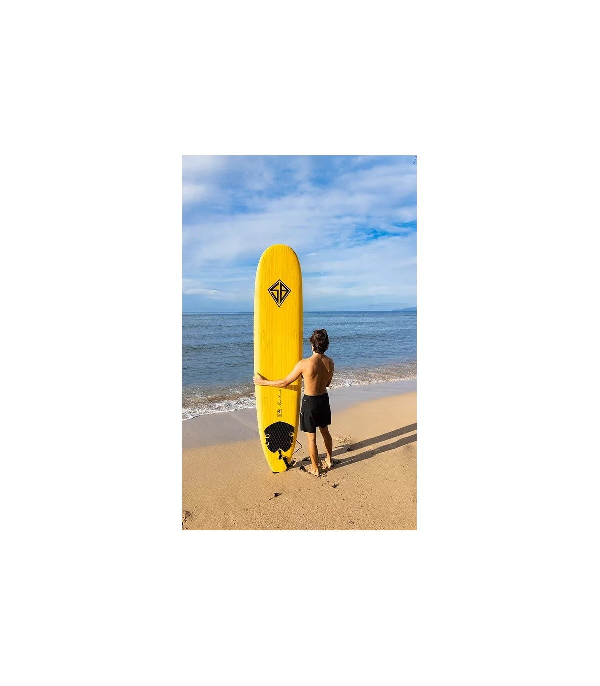 CBC - Tabla de surf de espuma - 9'0 - Woodeck - Azul marino