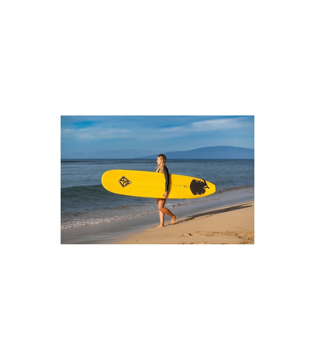 CBC - Tabla de surf de espuma - 9'0 - Woodeck - Azul marino