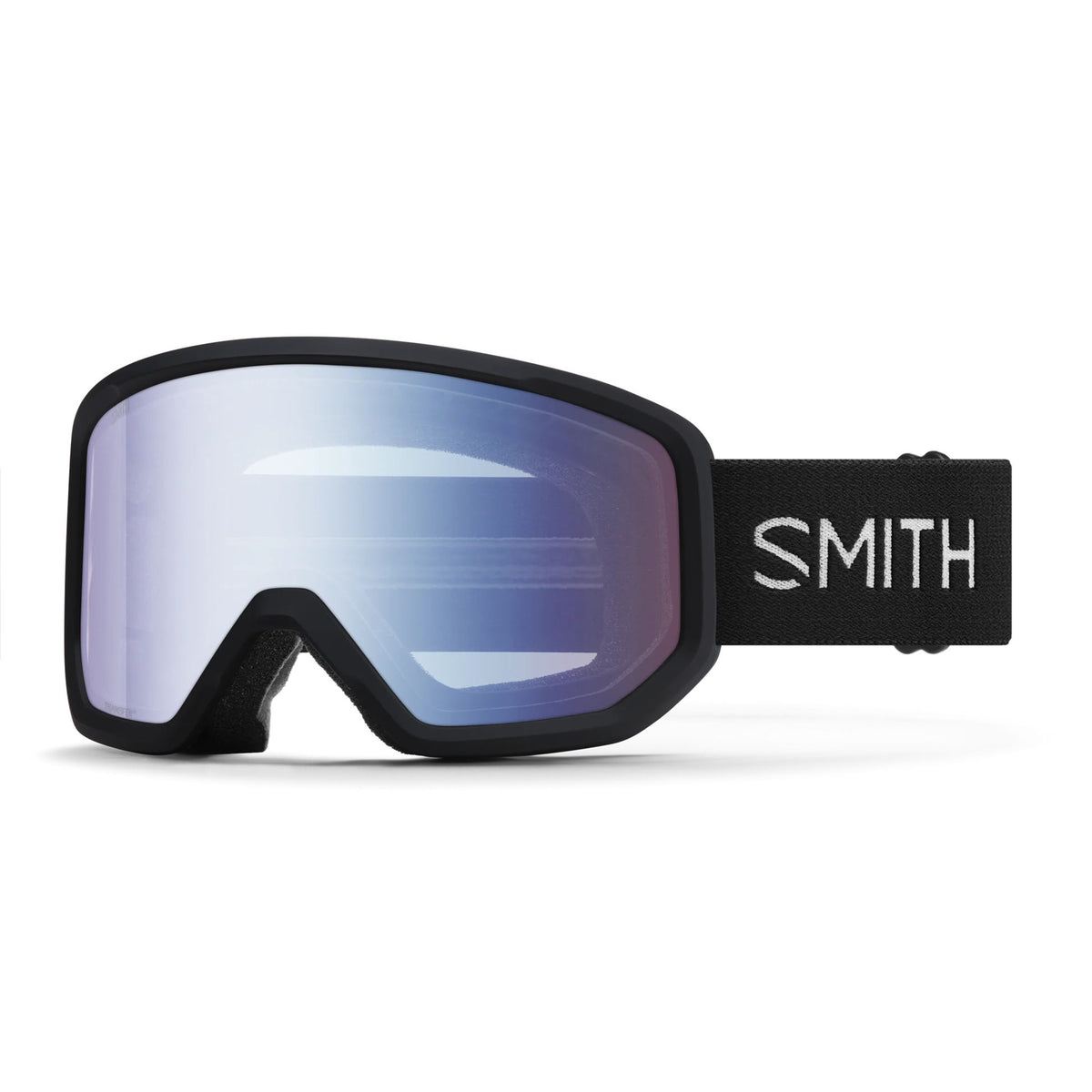 SMITH - Masque Snowboard Transfer - Black / Blue Sensor Mirror