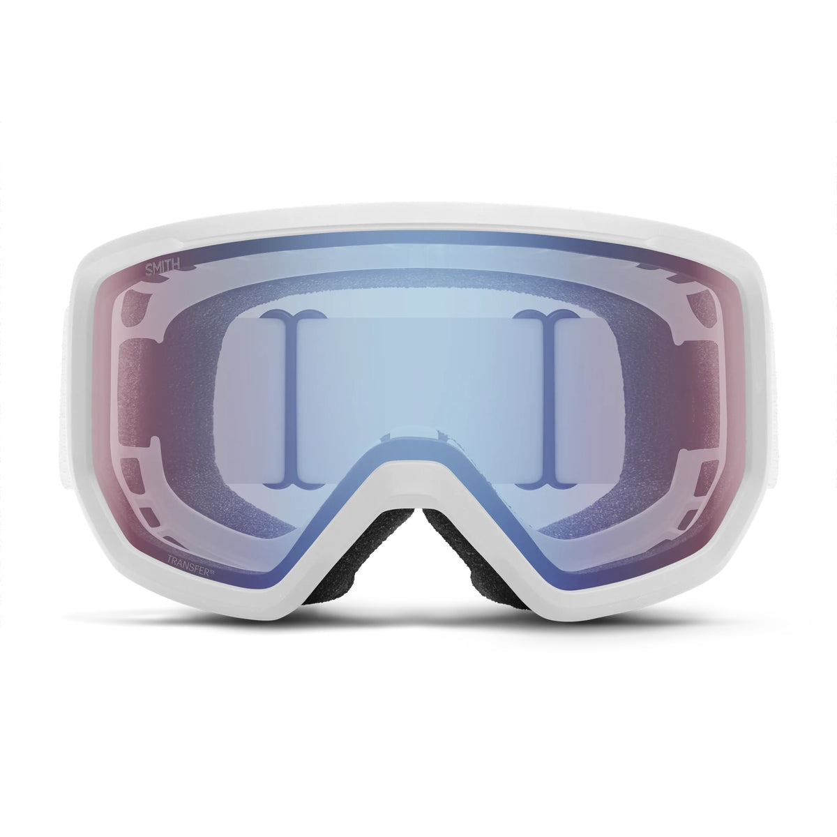 SMITH - Masque Snowboard Transfer - White / Blue Sensor Mirror