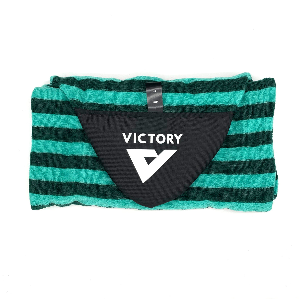 VICTORY - Housse chaussette surf - Retro / Fish / Hybrid - 5'10 - Turquoise / Grey