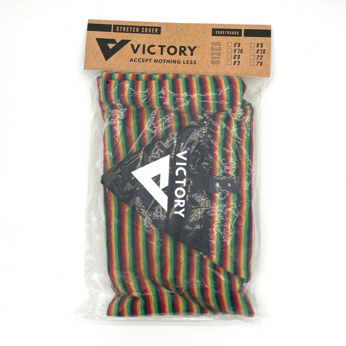 VICTORY - Housse chaussette surf - Shortboard - 6'0 - Rasta