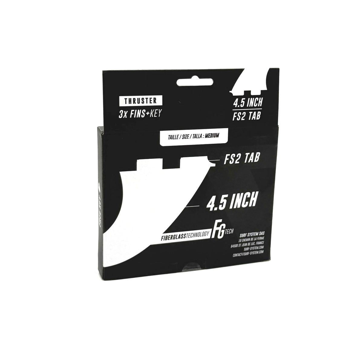 VICTORY - Thruster Fins Set Medium - Fiberglass - FCS 2 Compatible - Yellow