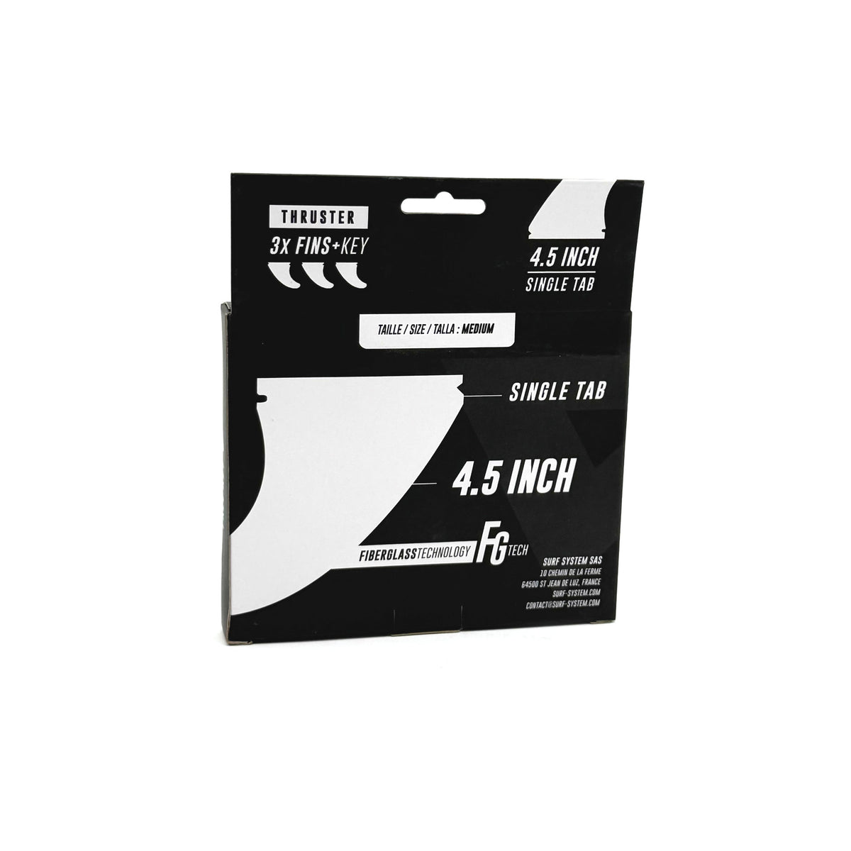 VICTORY - Thruster Fins Set Medium - Fiberglass - Futures Compatible - Red
