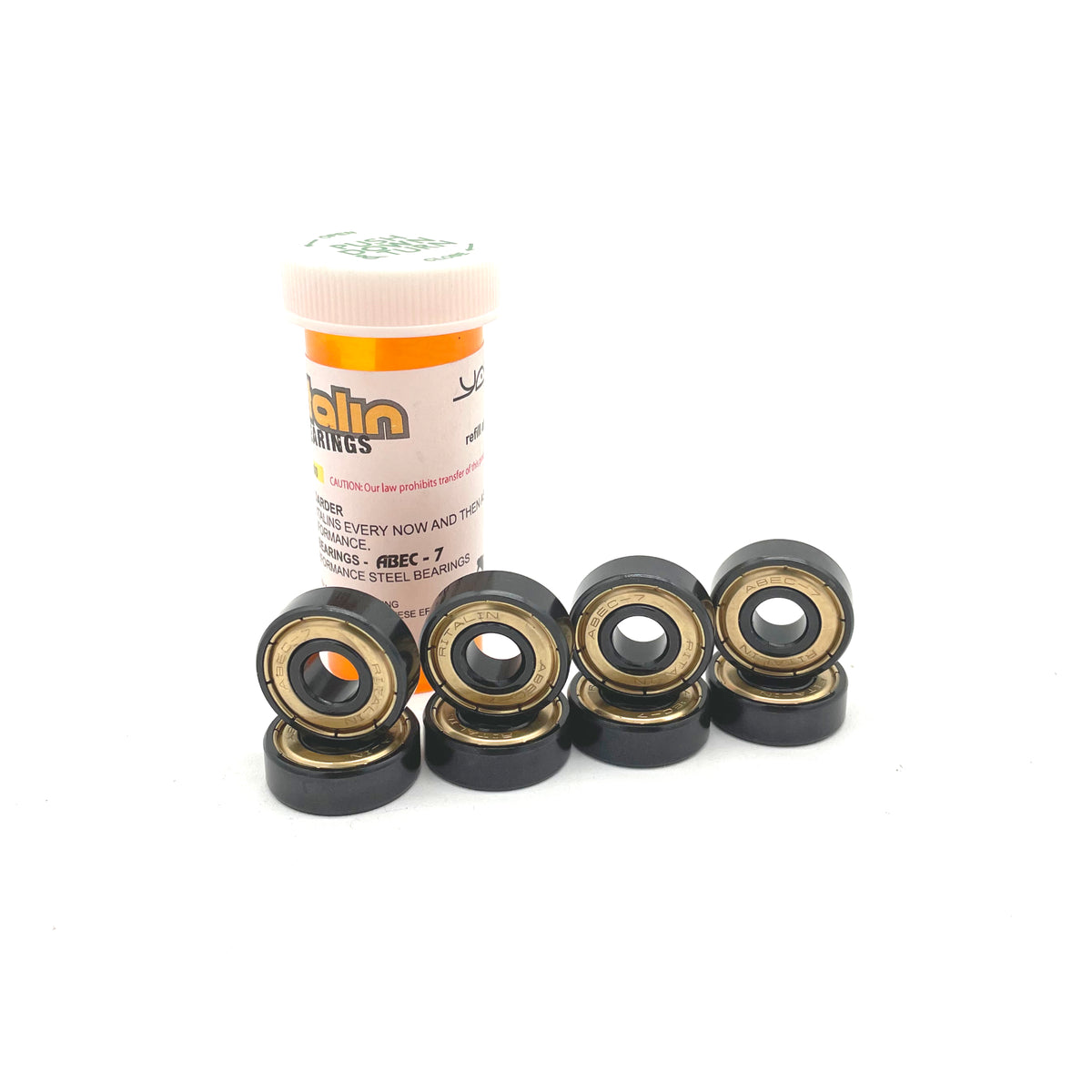 YOCAHER - Rodamientos Skateboard - Abec 7 Ritalin - Gold