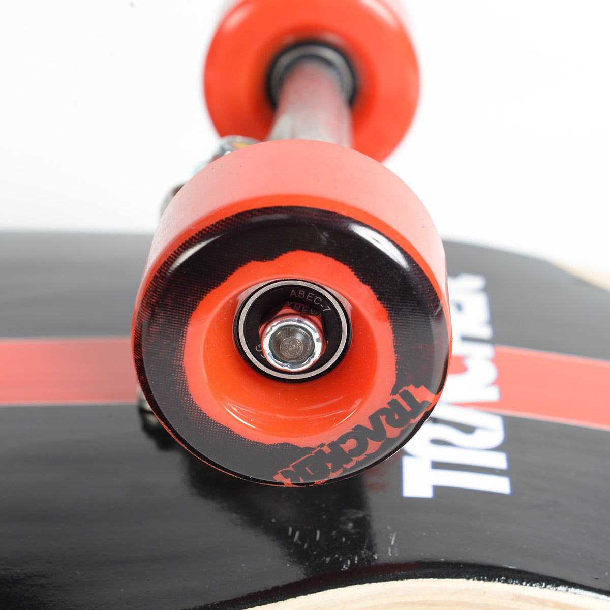 Monopatín Cruiser TRACKER TRUCKS Pool Cruiser 9.25"x31.75" - Ruedas Rojas