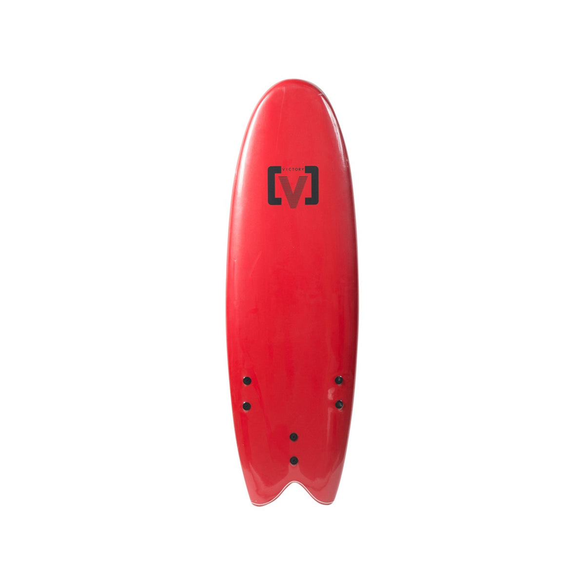 VICTORY - EPS Softboard - Planche de surf en Mousse - Fish 5'6 - Red