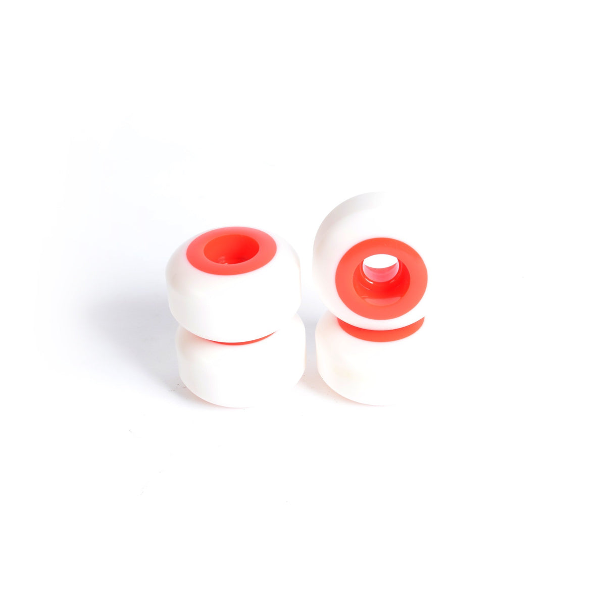 Skateboard wheels - YOCAHER 54x32mm 99a - White/Red