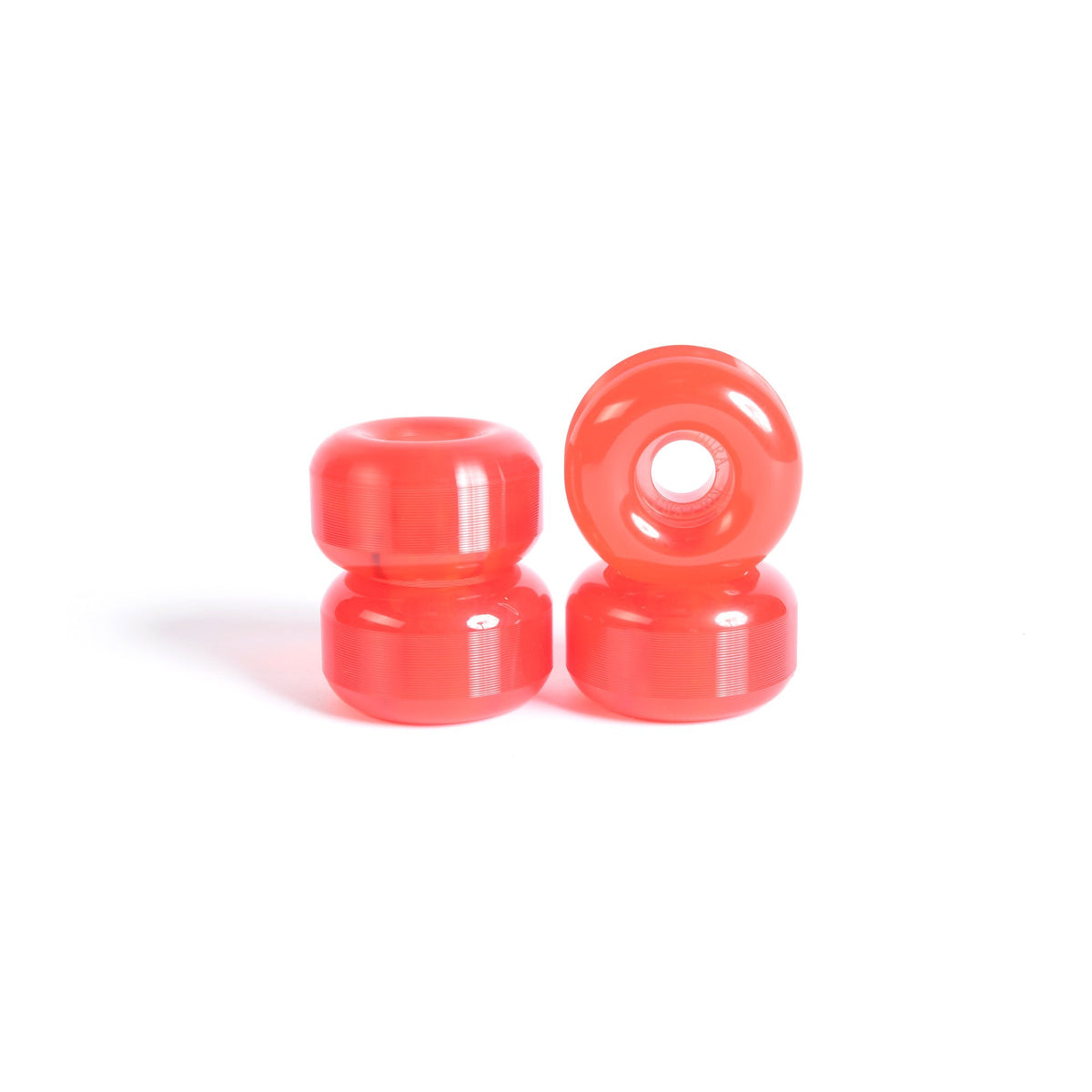 Skateboard wheels - YOCAHER 54x32mm 99a - Translucid Red