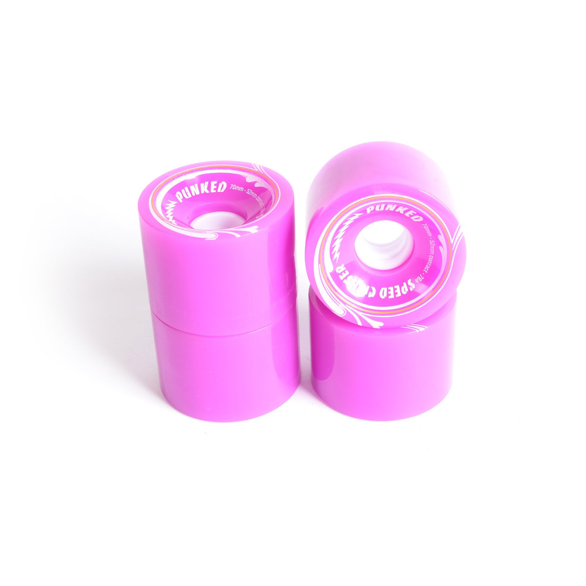 Skateboard wheels - YOCAHER 70x52mm 78a - Purple