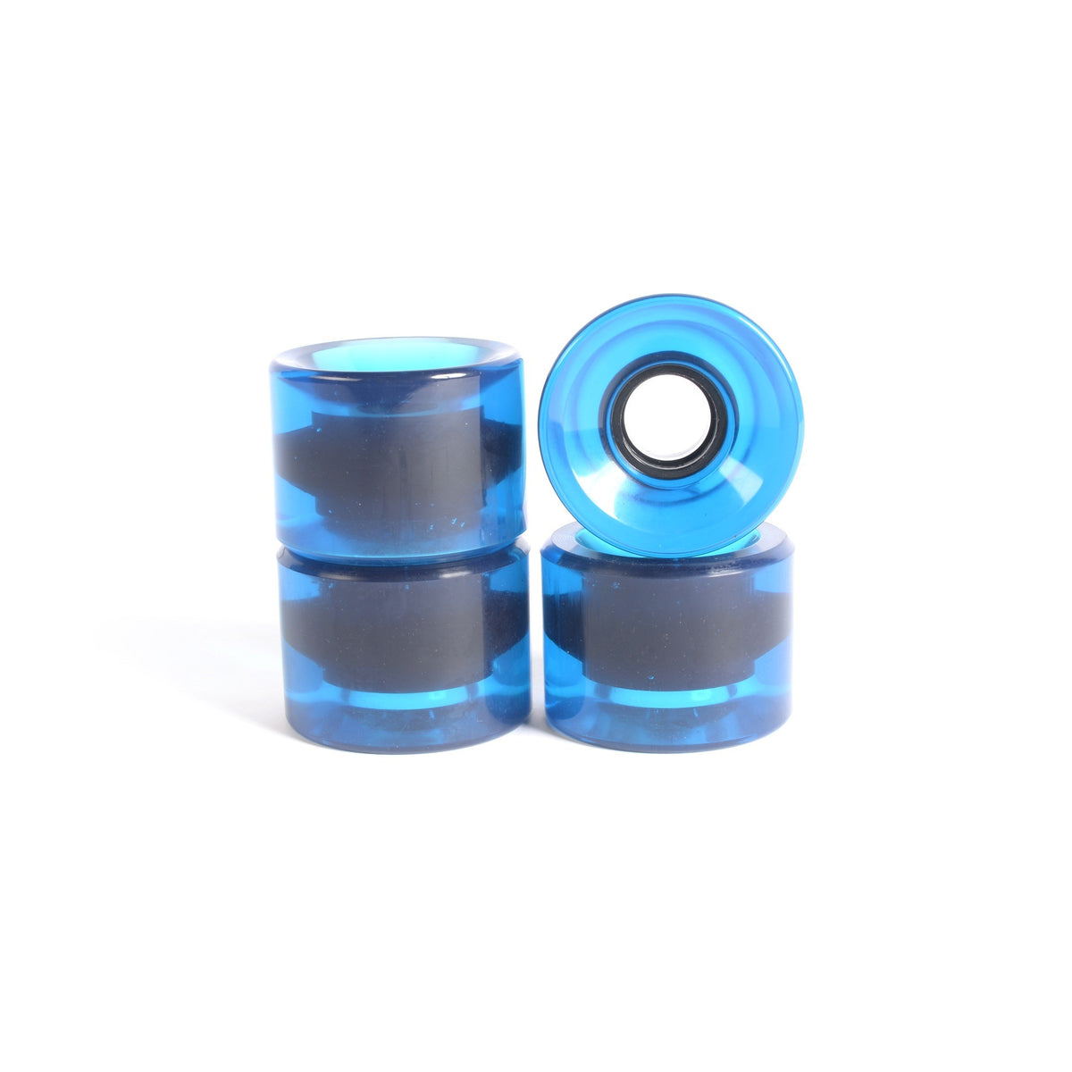 Skateboard wheels - YOCAHER 60x44mm 78a - Translucid Blue