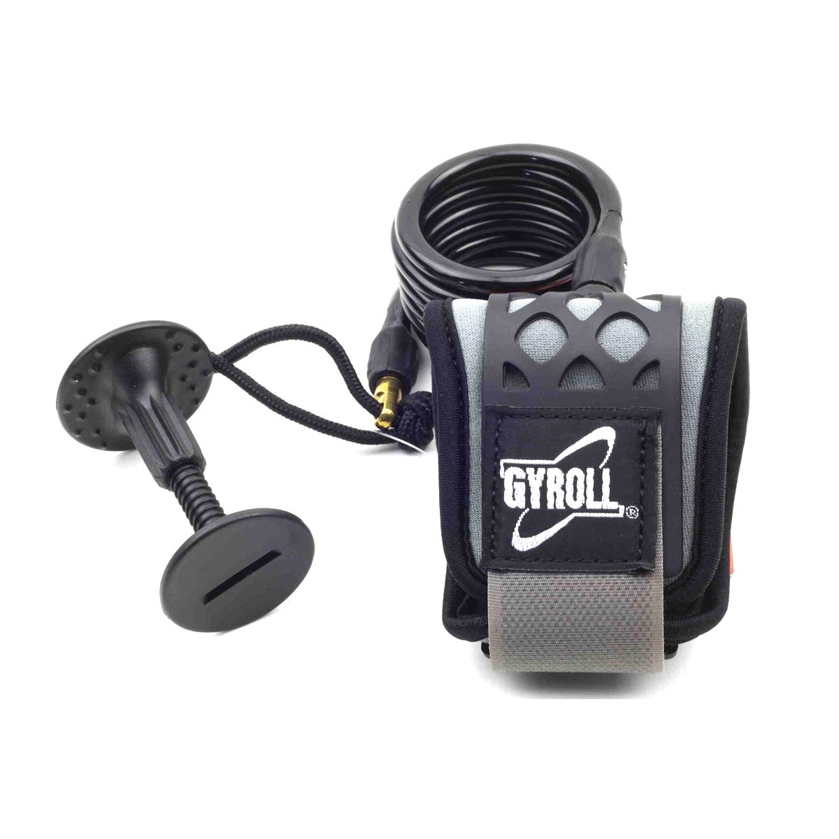 GYROLL - Leash poignet Bodyboard Wrist Leash - Black
