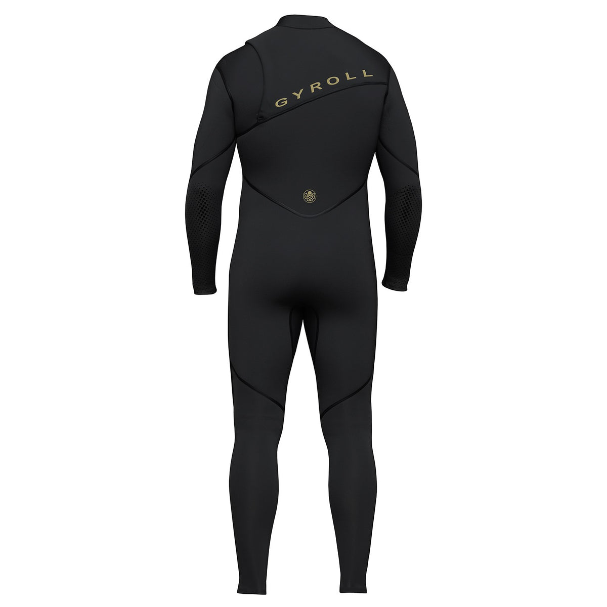 GYROLL Wetsuit - 4/3mm Shield Zipperless - Black / Gold