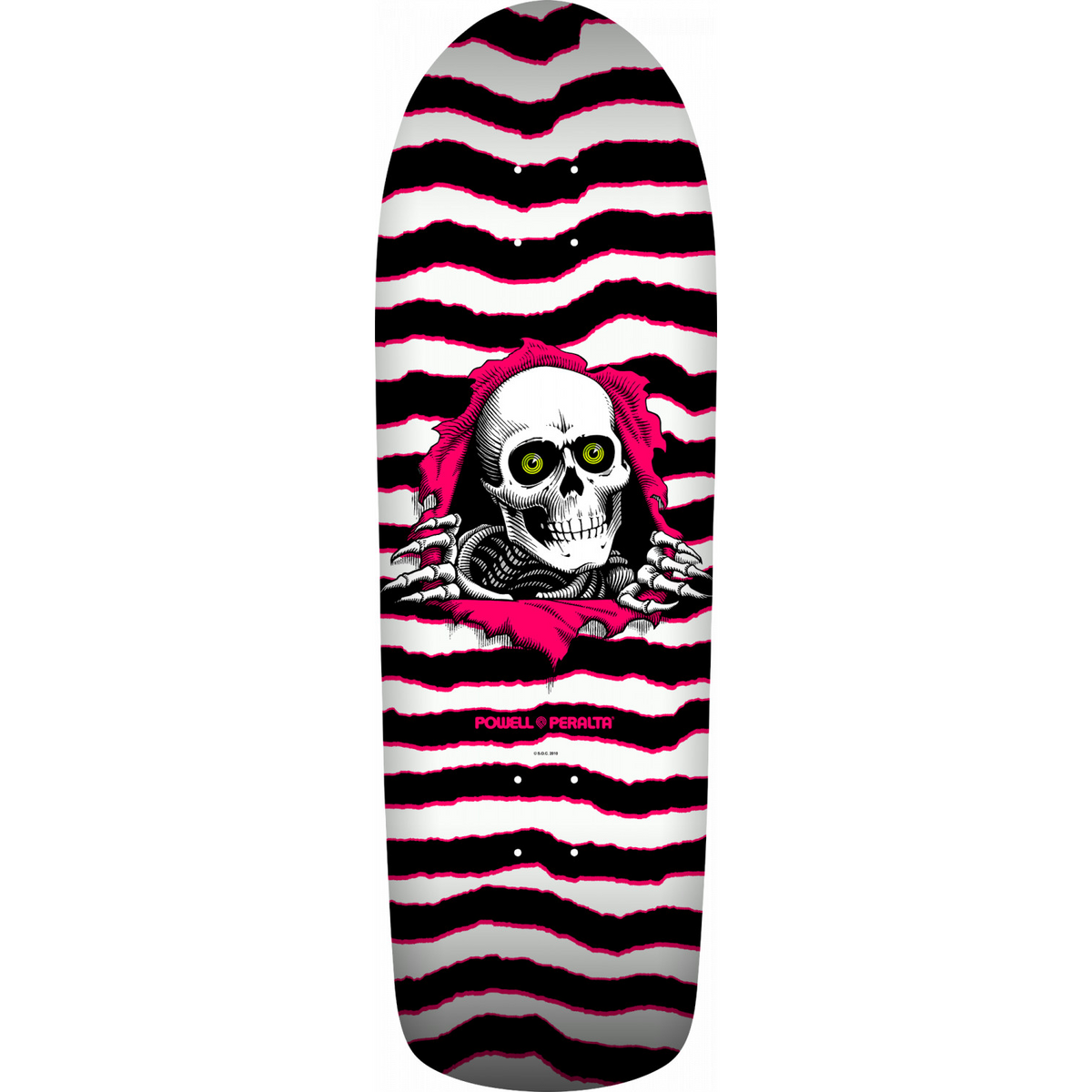 Powell Peralta - OS Ripper Deck - White / Pink