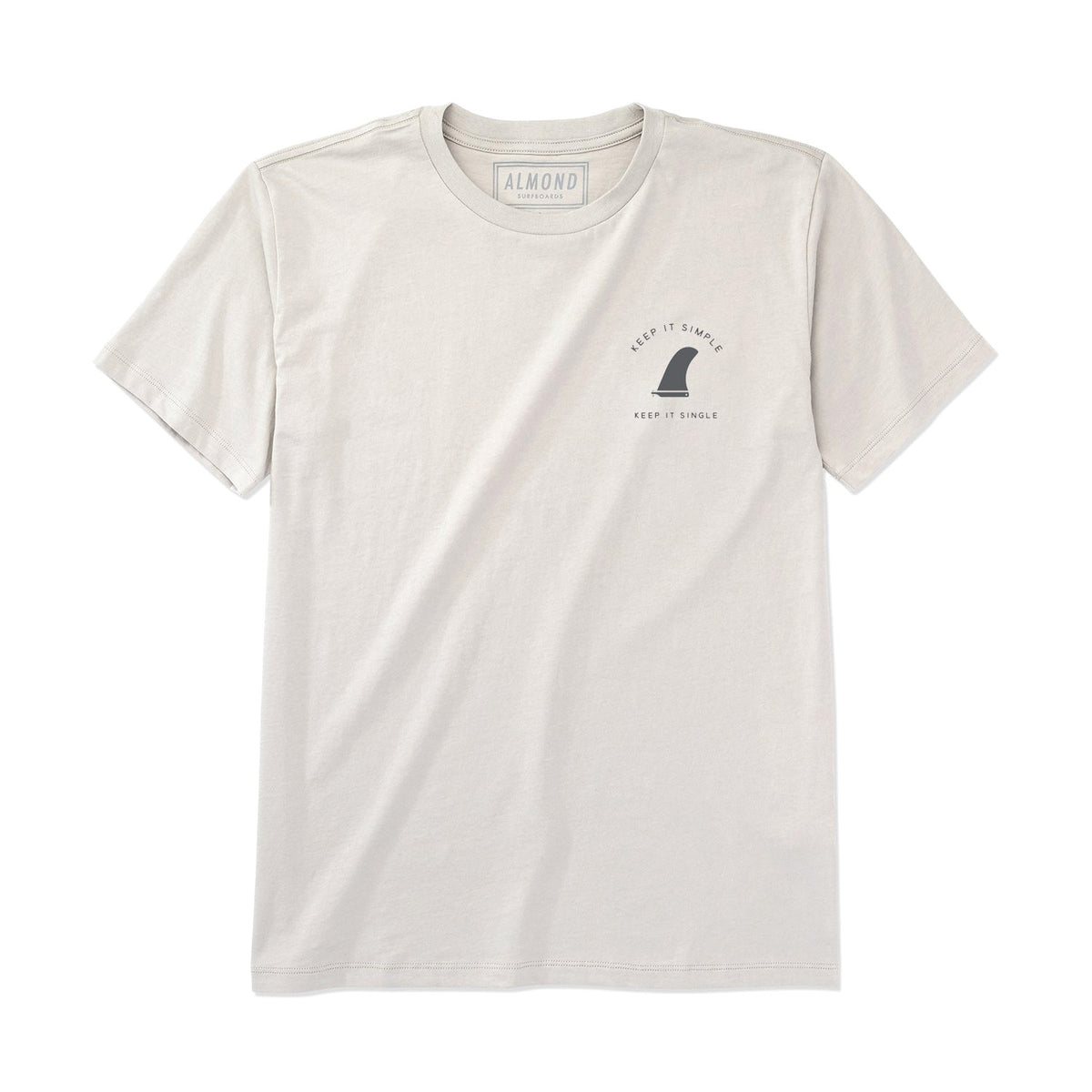 Tablas de surf Almond - Camiseta Keep It Simple - Gris
