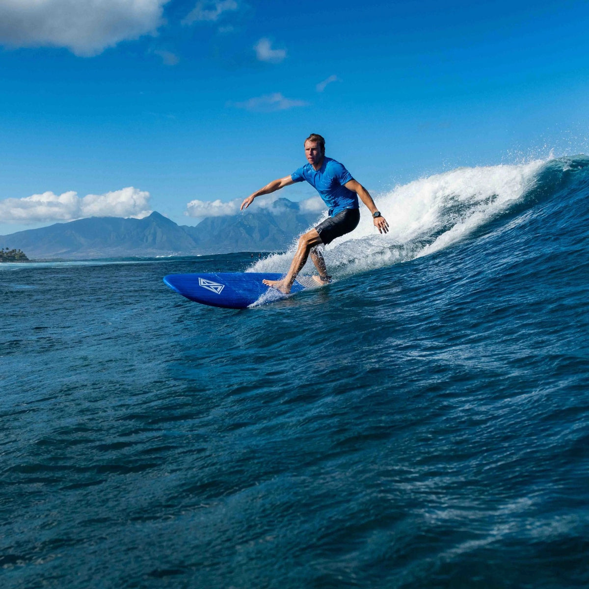 CBC - Planche de Surf en Mousse Scott Burke - Softboard 8'0 - Navy Blue