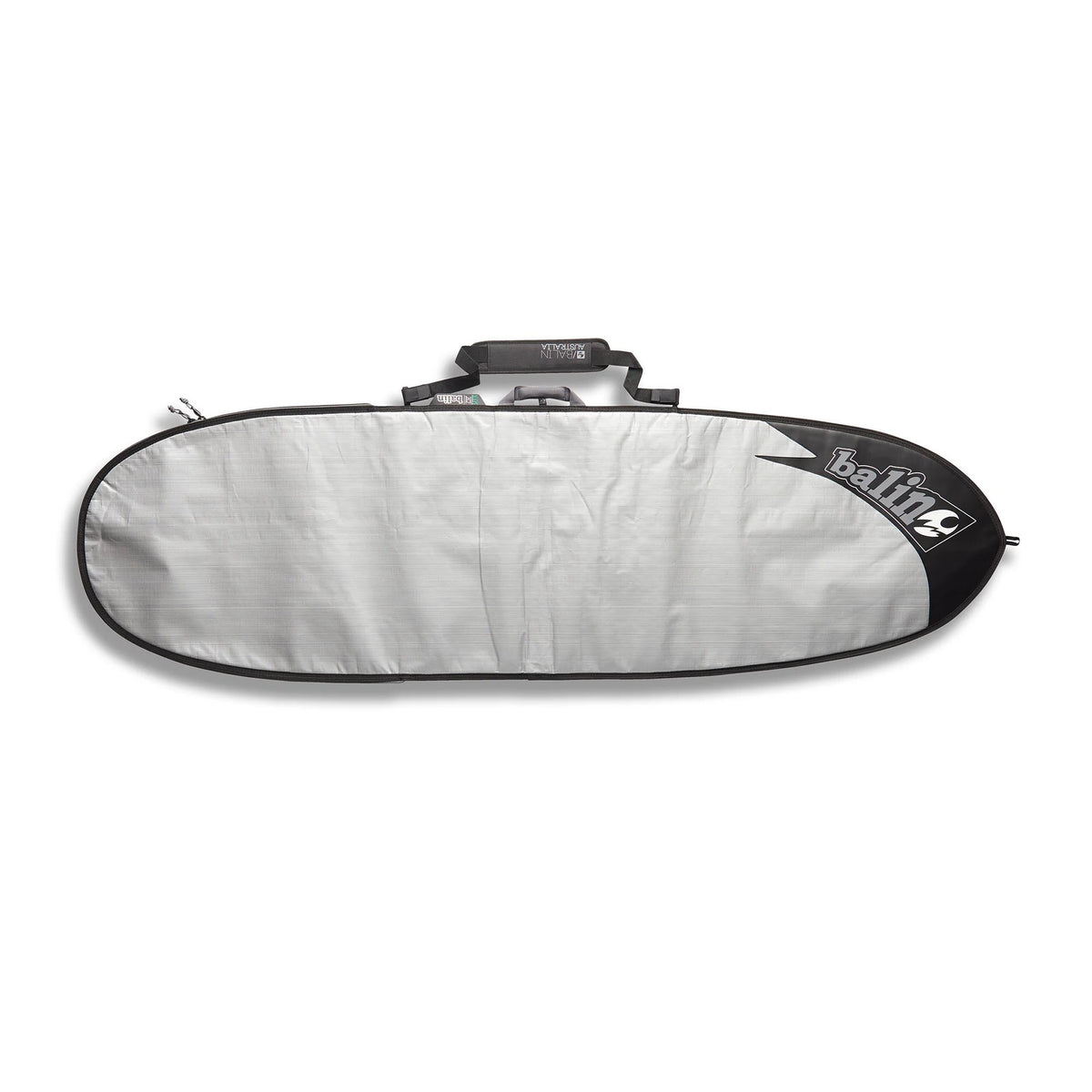 BALIN - Housse de surf 1 planche - UTE - Mini Malibu 5mm - Grey