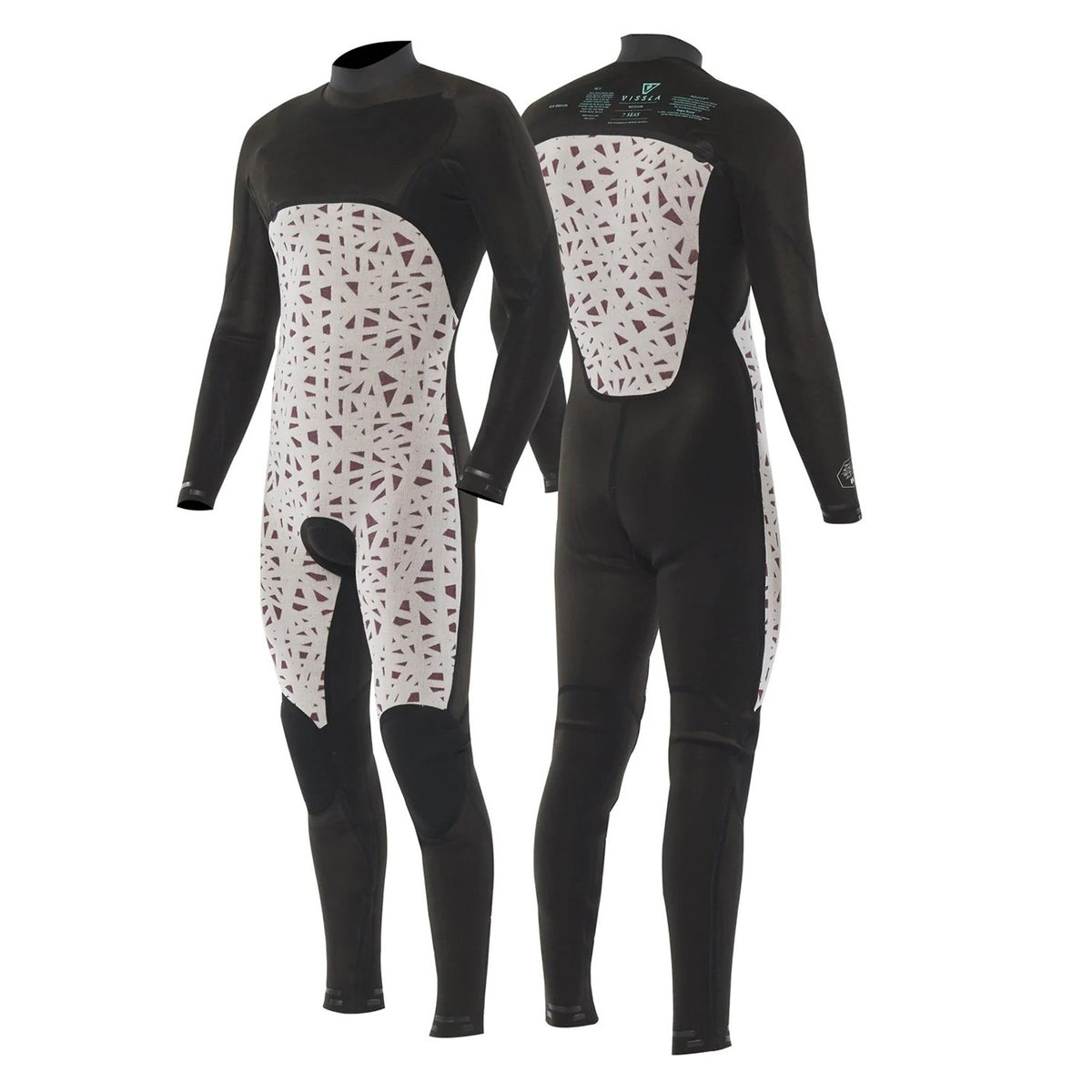 VISSLA - 7SEAS Fullsuit - 4/3MM - Black