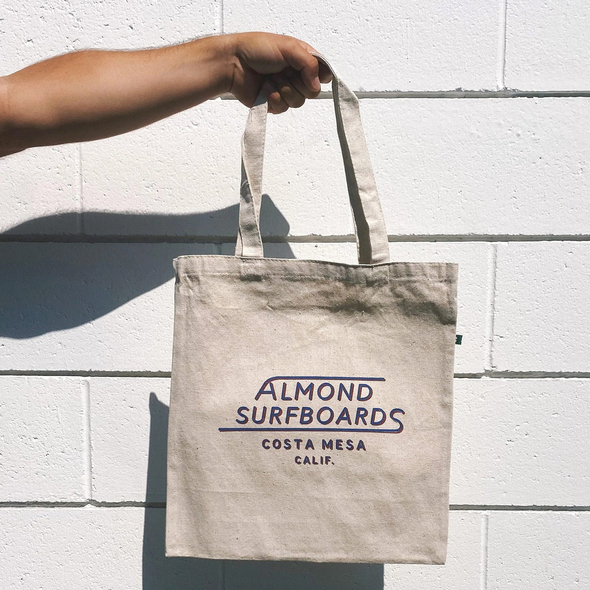 ALMOND Surfboards - Costa Mesa Tote Bag - Natural