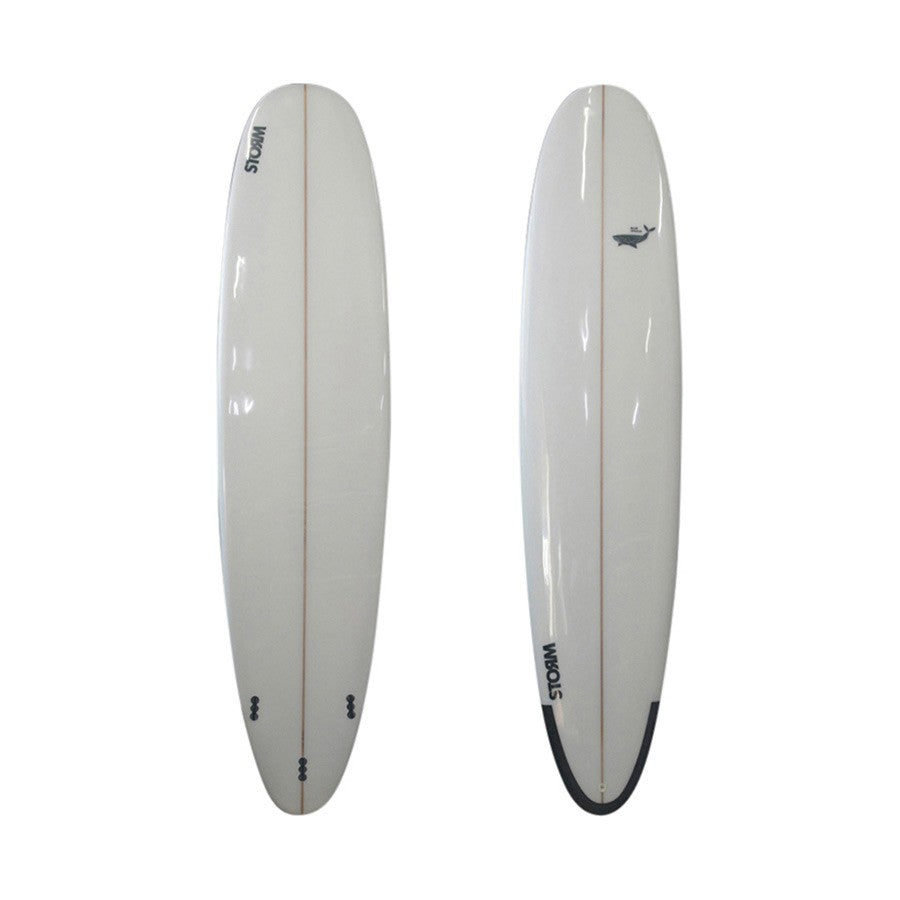 STORM Surfboard - Longboard PU - 8'0 - Blue Whale - Clear