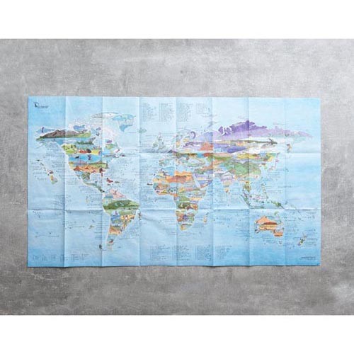 Awesome Maps - Carte du Monde - Kitesurf
