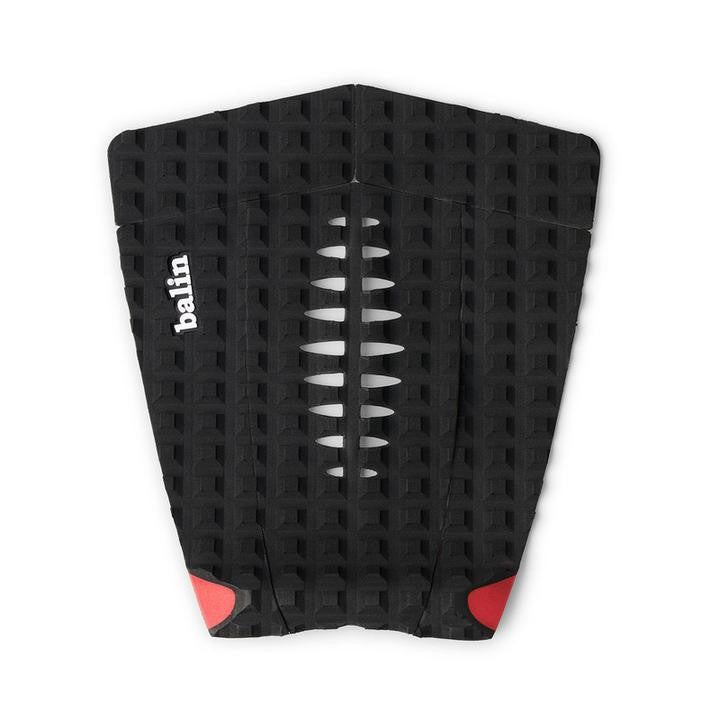 BALIN - Wide Ride Traction Pad Surf - Negro / Rojo
